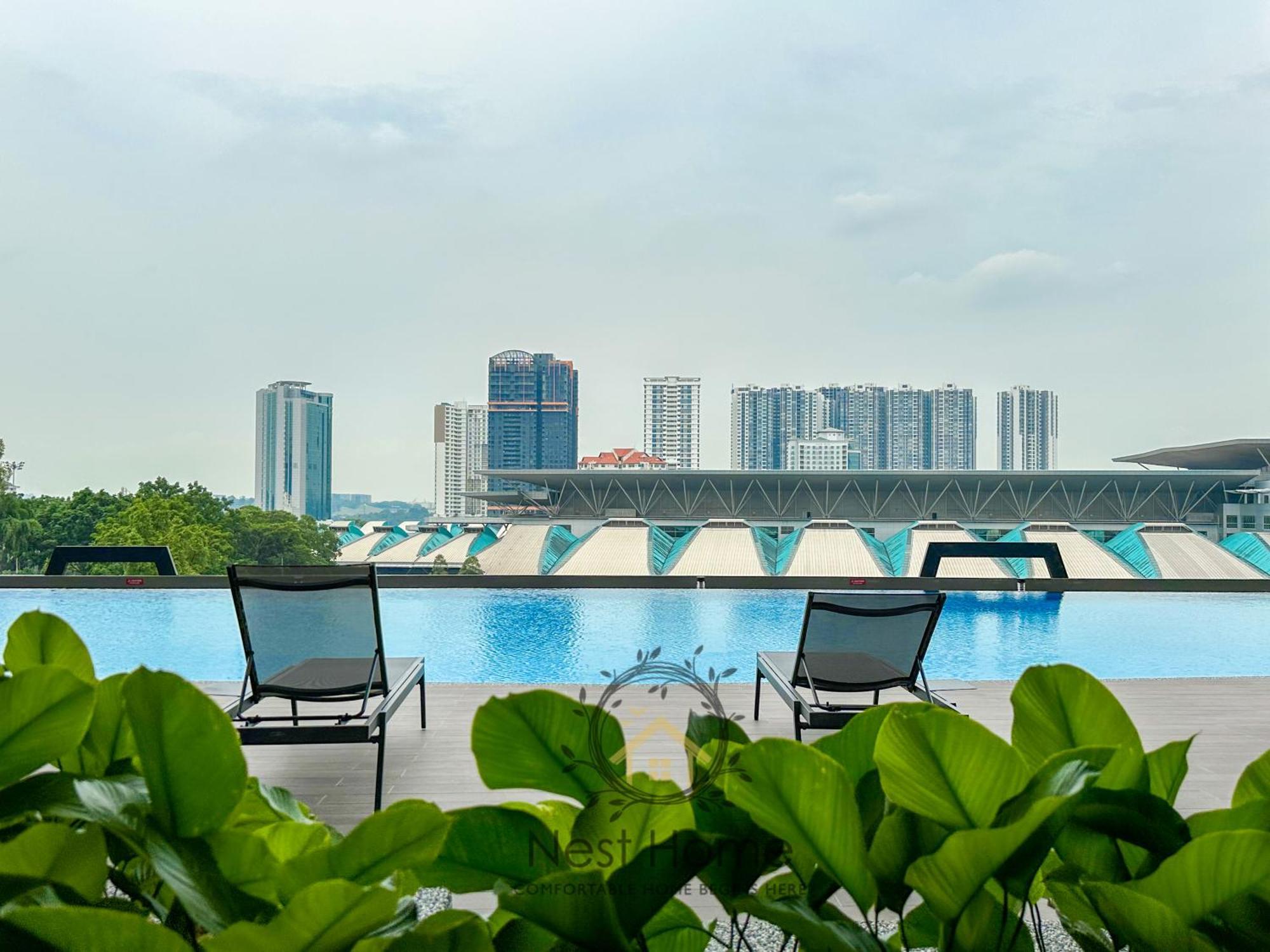 Twin Tower Residence By Nest Home【5 Mins Walk To Ciq】 Johor Bahru Exteriör bild